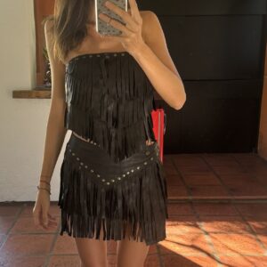Pollera Roma negra