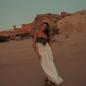 Terralinea vestido blend largo