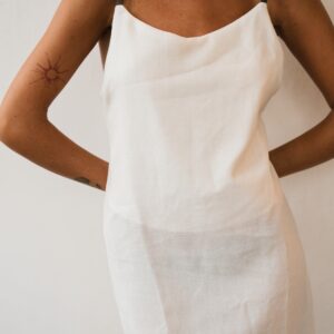 Vestido lines linen